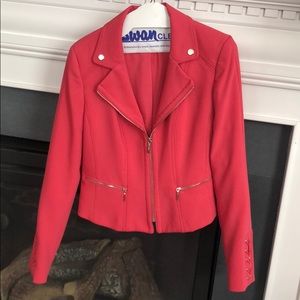 Coral zip up jacket